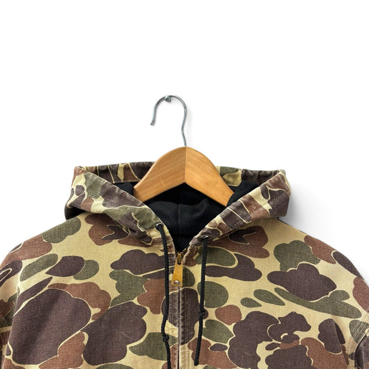 Vintage 80s Carhartt Duck Camo Active Jacket M