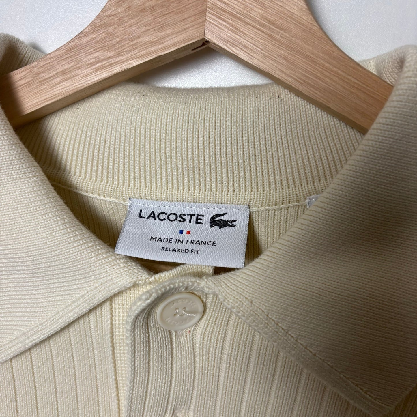 Lacoste French Made Relaxed Fit Cotton knit Sweater XXL