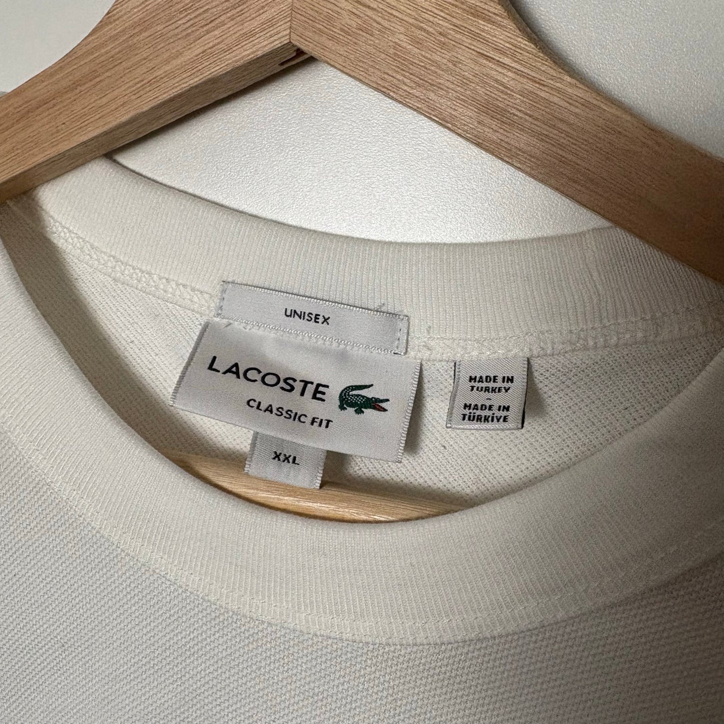 Lacoste Tennis "Rene did it first" pique graphic tee XXL