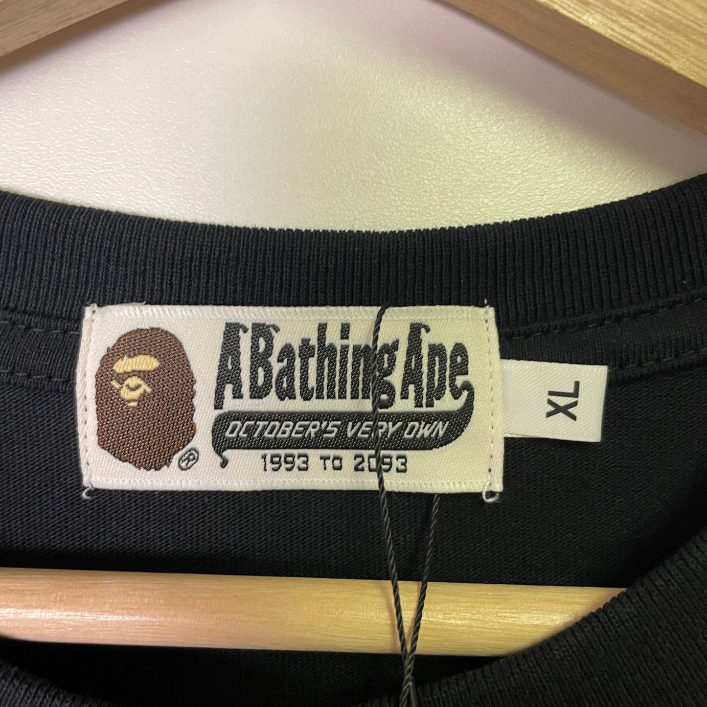 OVO x Bape general logo head black t shirt XL