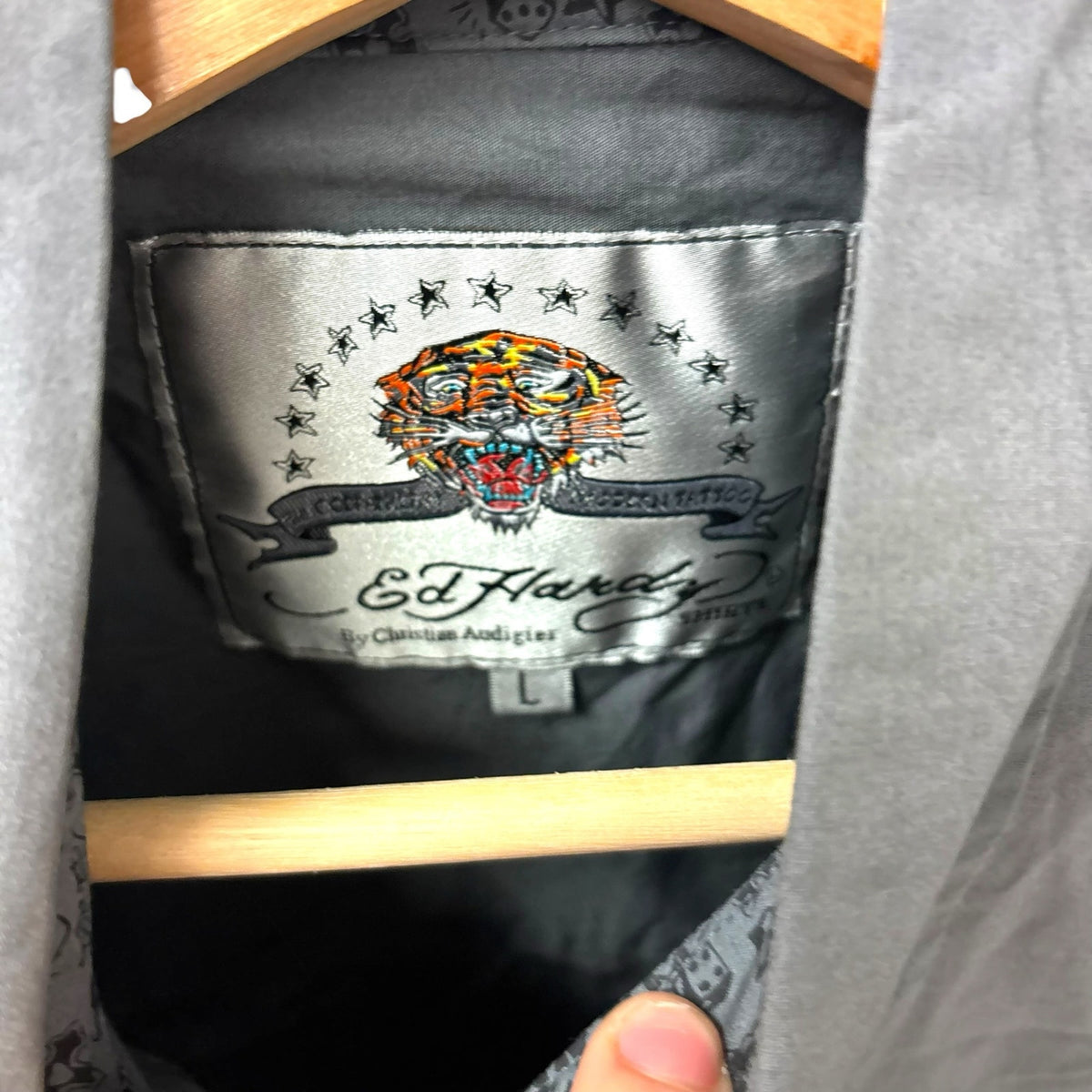 Vintage Ed Hardy Button Up Shirt L