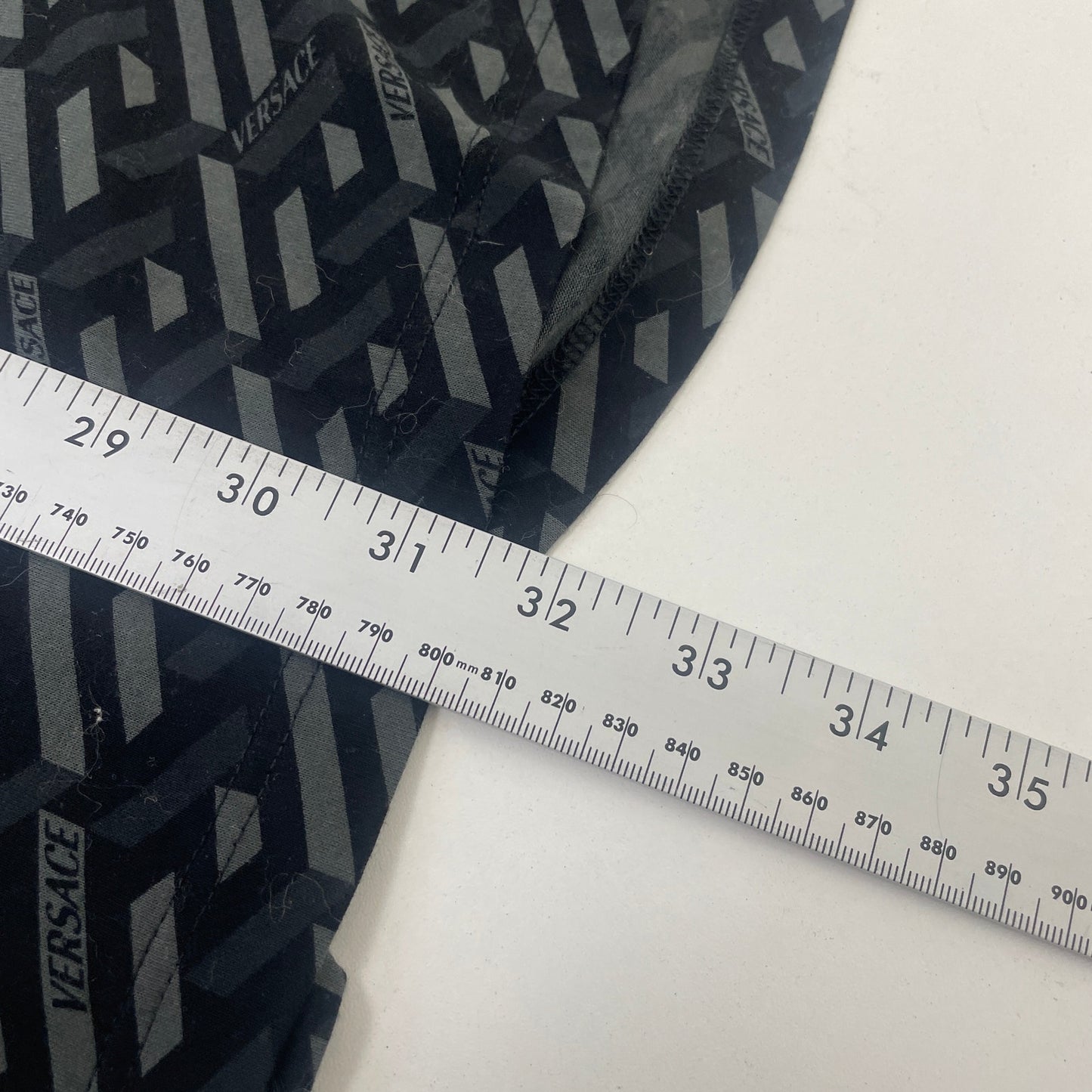 Versace Jacquard Greca Logo Motif tee XXL