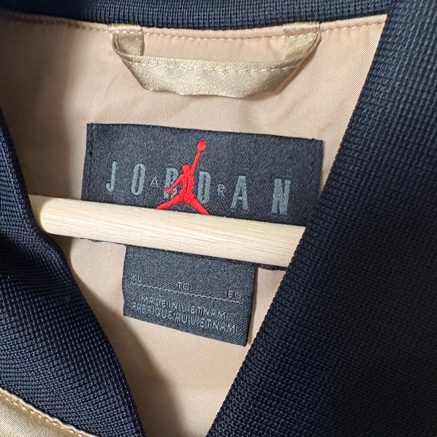 Nike Jordan MVP Varsity Jacket satin bomber XL