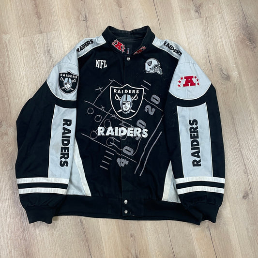NFL KA raiders oversized sports jacket 3xl+