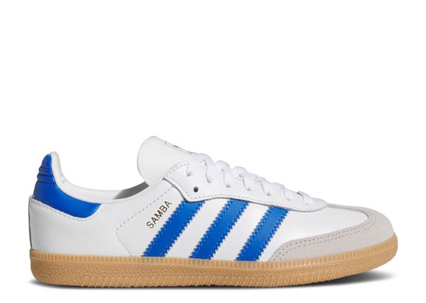 Adidas Samba White Blue Gum Size: 7/8w