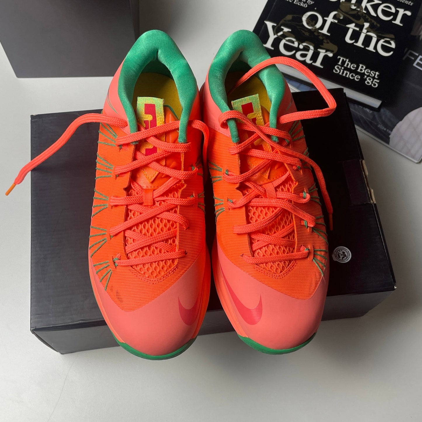 Nike LeBron X 10 low watermelon sneaker 9.5