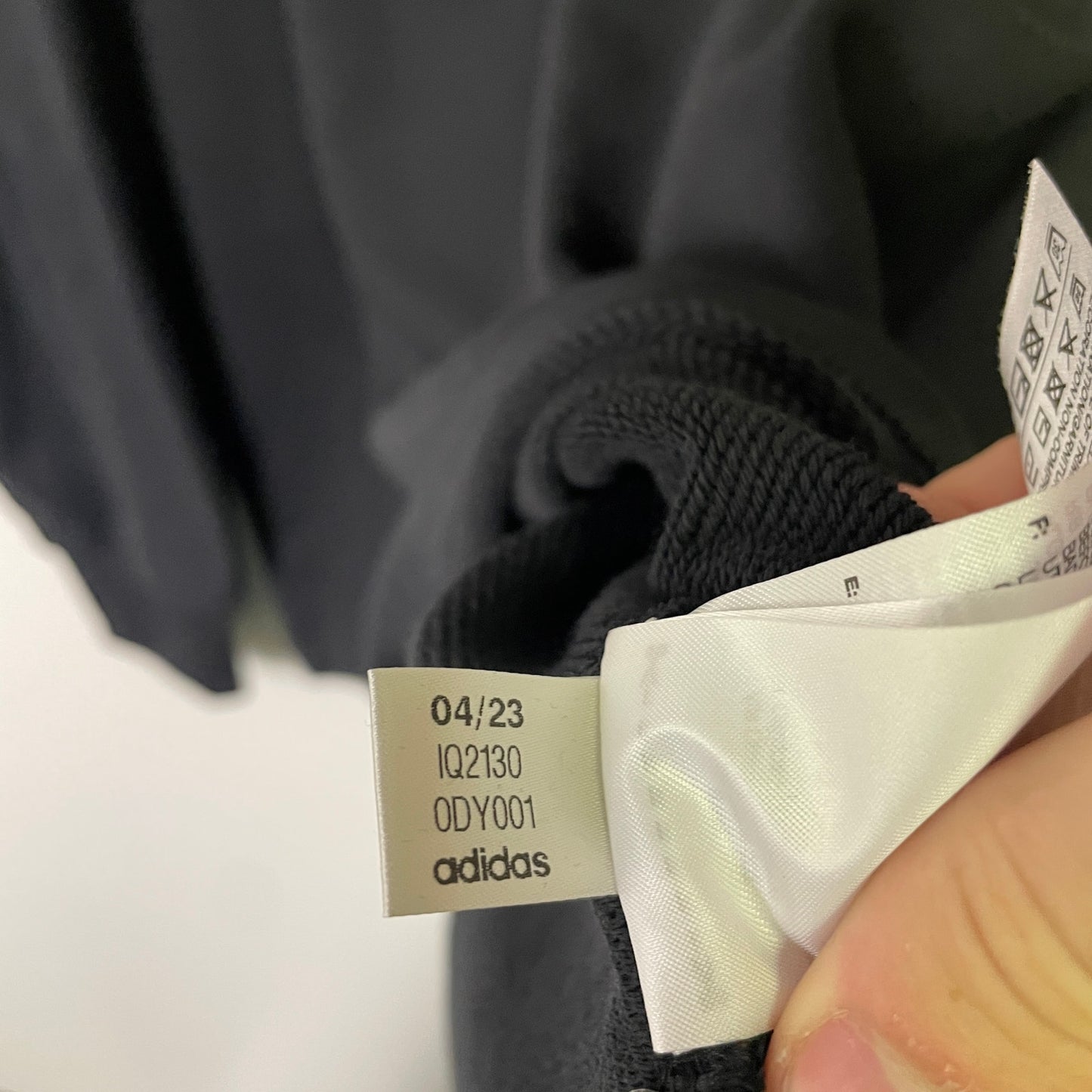 Y3 Graphic Logo French Terry Crew 1/4 zip M
