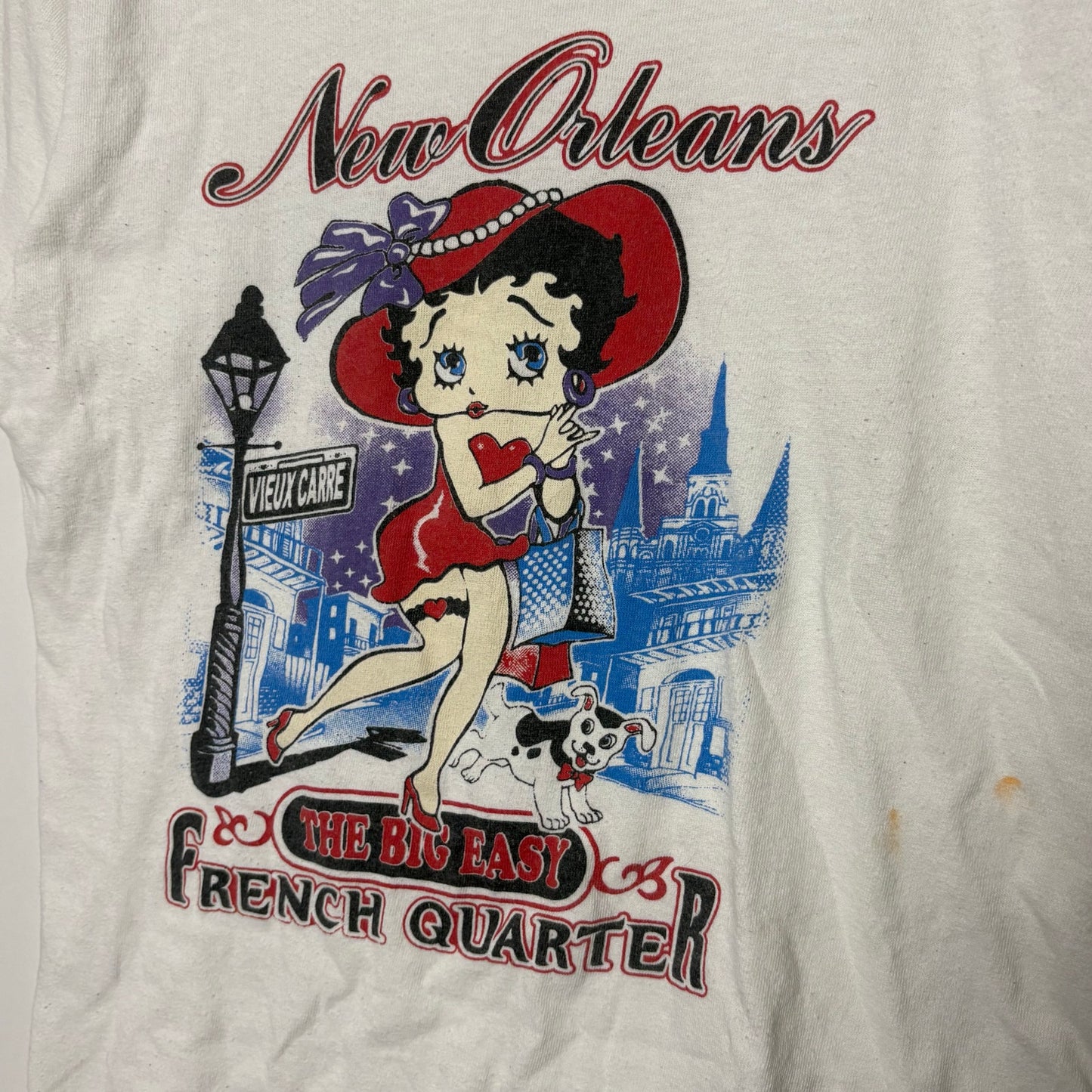 Vintage Betty Boop new orleans graphic tee S
