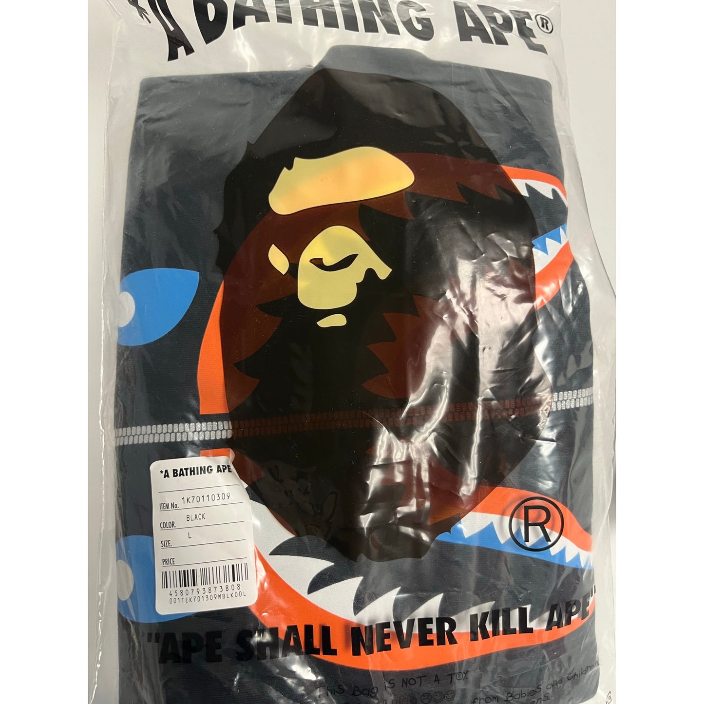 BAPE Black Shark Indonesia T-Shirt L DS
