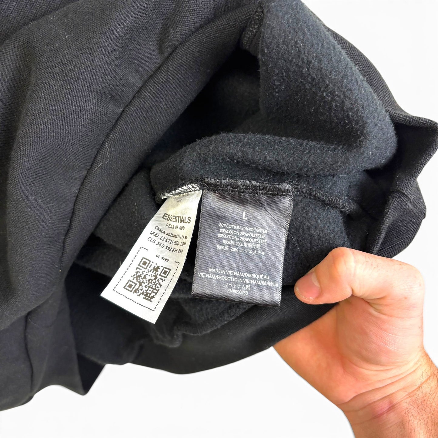 Essentials Fear of God State Hoodie L