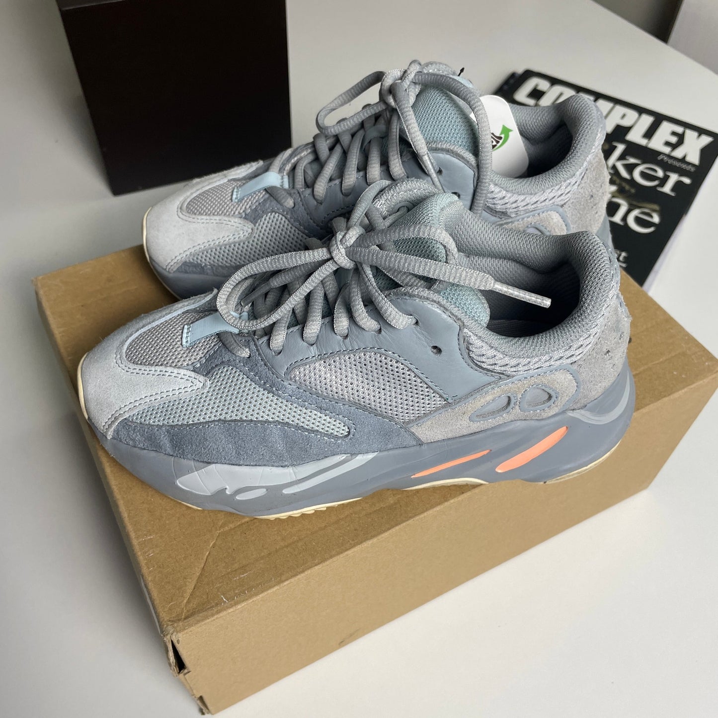adidas Yeezy Boost 700 Inertia shoe size 4