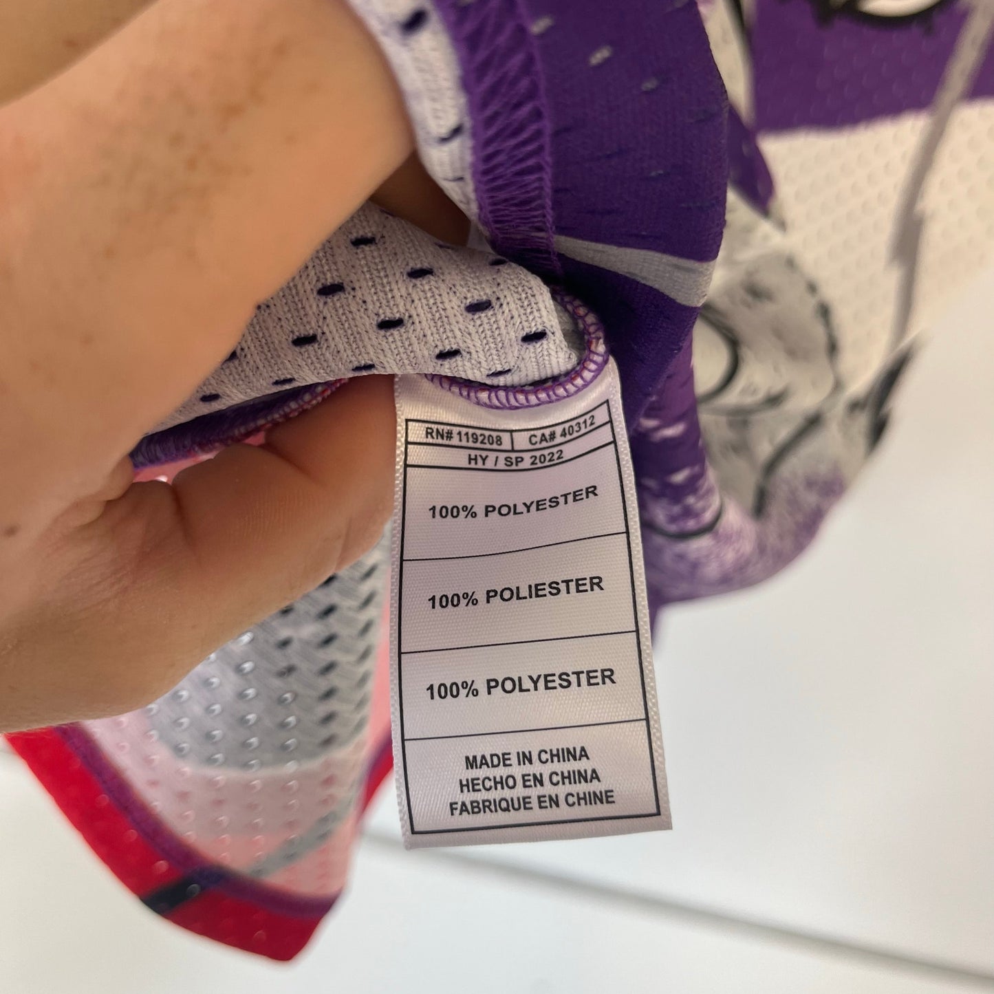 Raptors #15 Carter Throw Back Jersey XL NWT