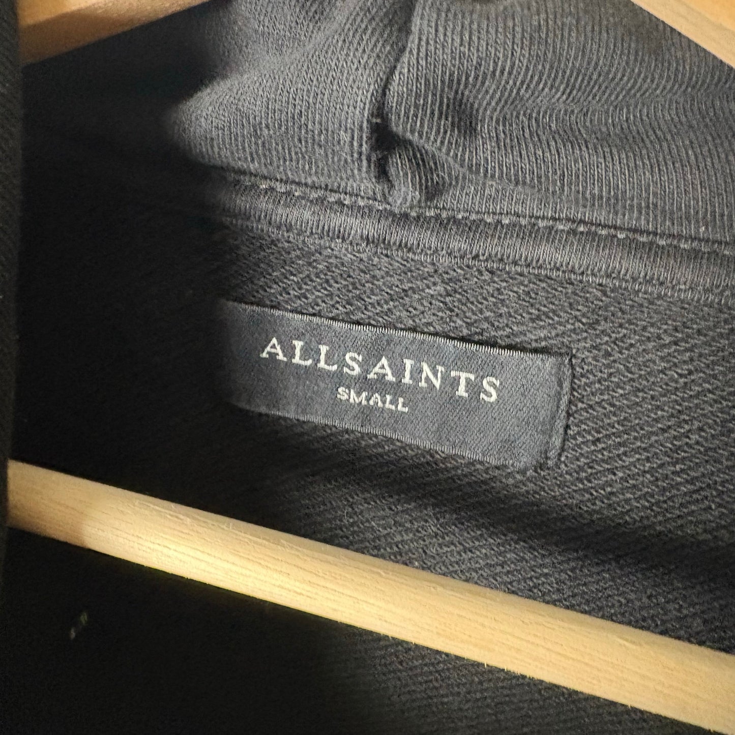 Allsaints bleeding heart skeleton hoodie S