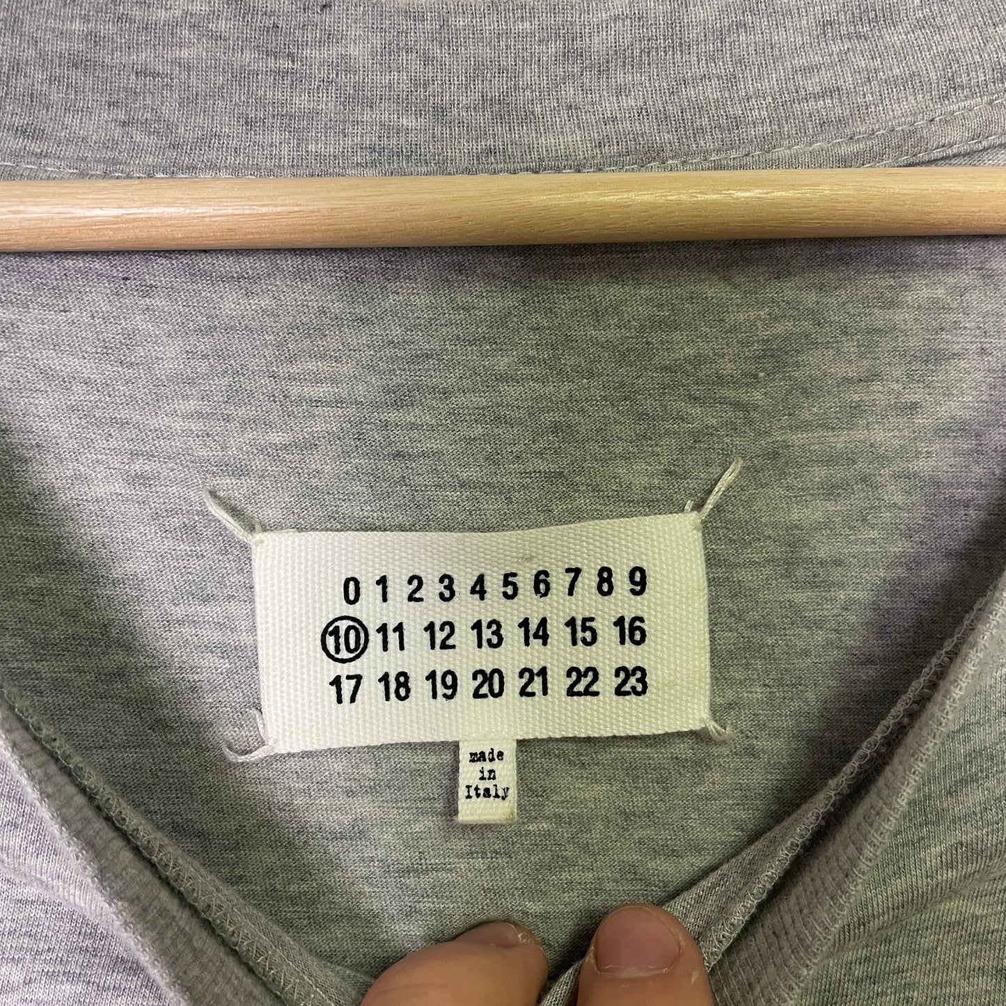 Maison Margiela Frame Print Grey Shirt XL