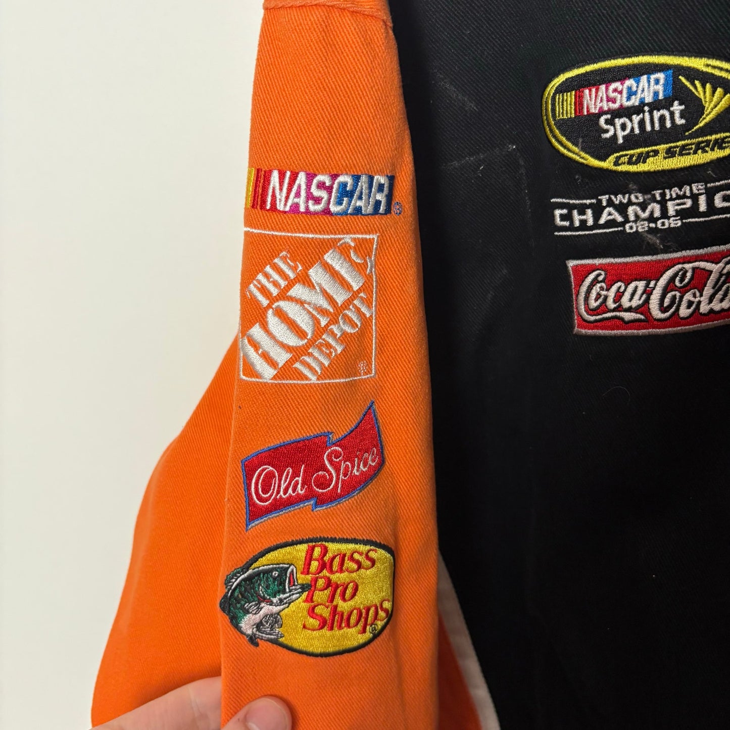 Vintage Nascar Home Depot racing Jacket XL