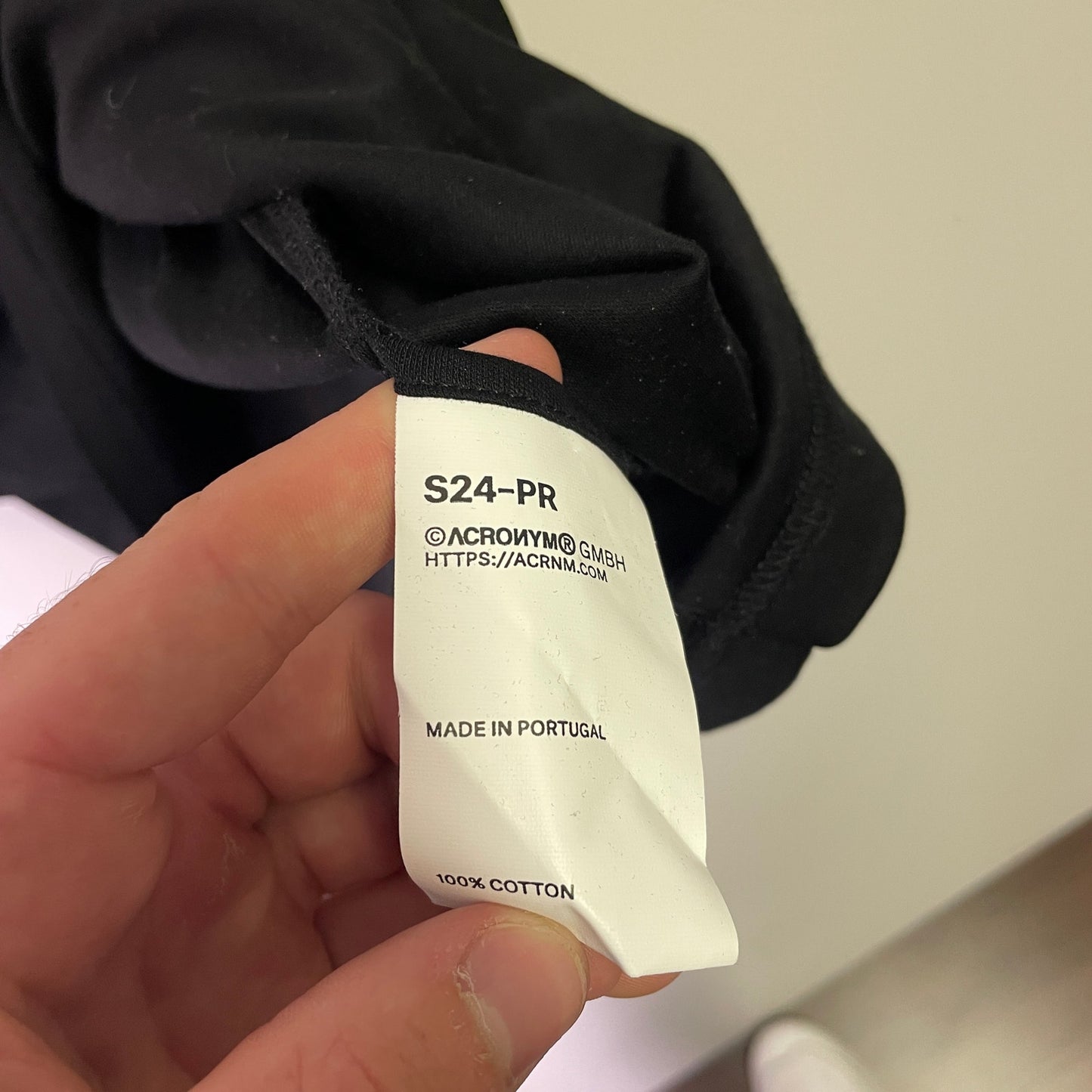 Acronym S24-PR-B graphic shirt M