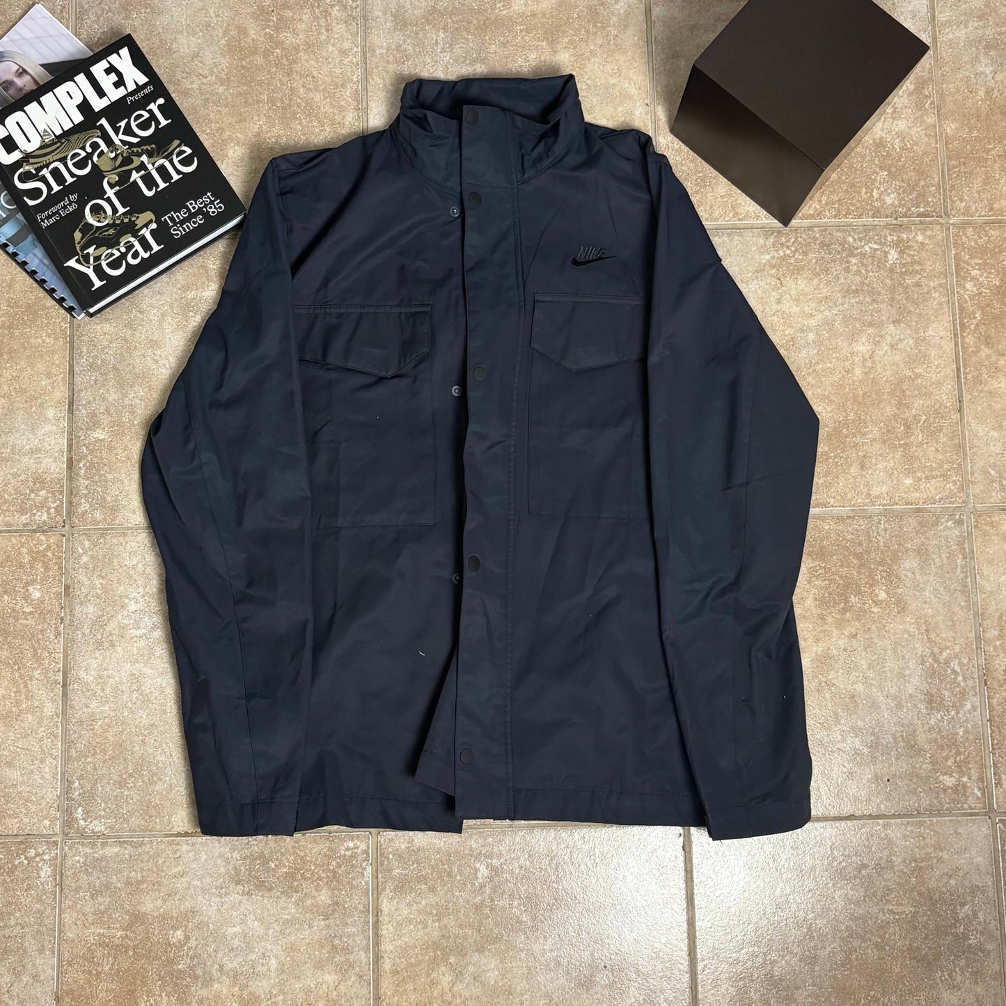 Nike Sportswear Woven M65 Jacket Black M NWT