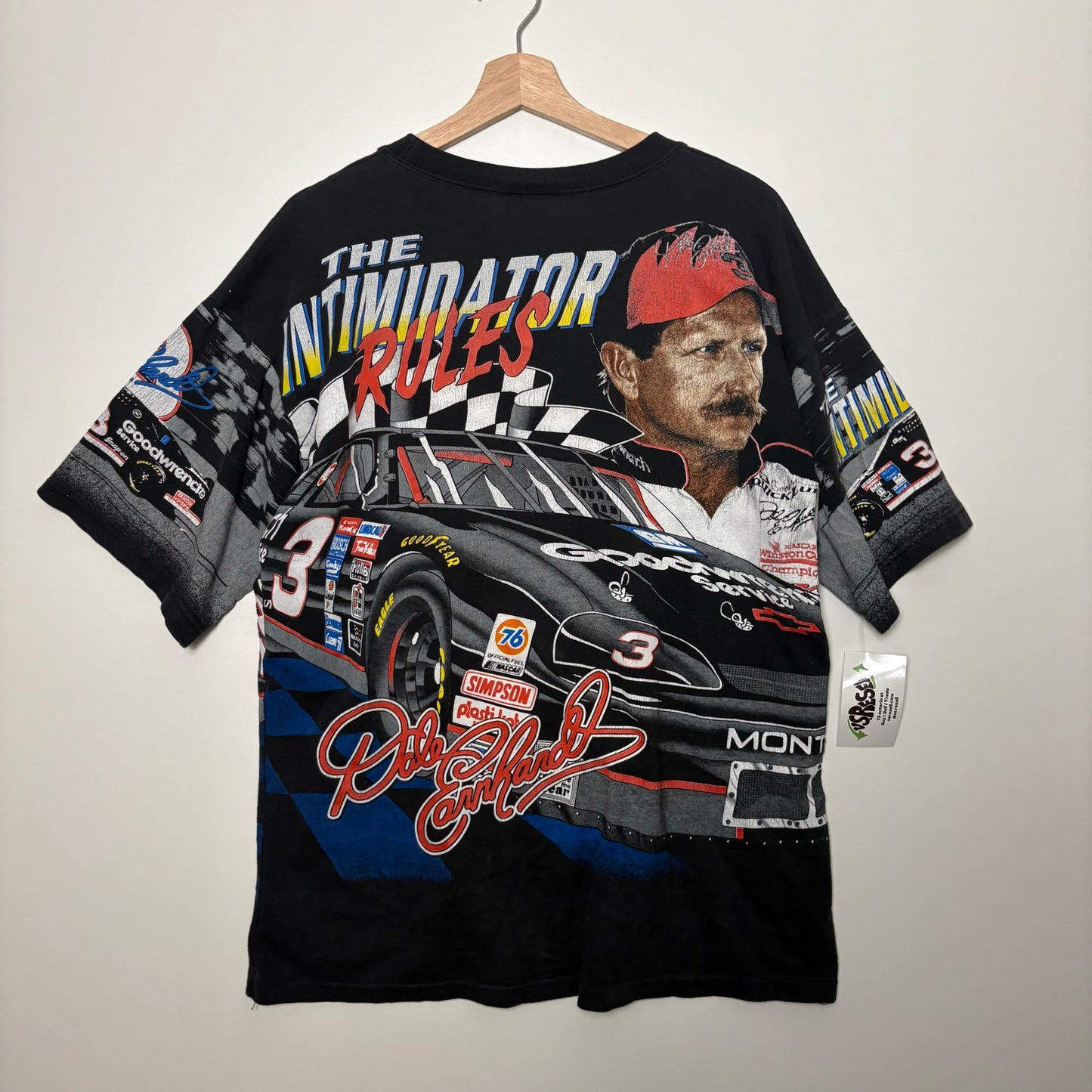 Vintage Dale Earnhardt AOP racing tee XL