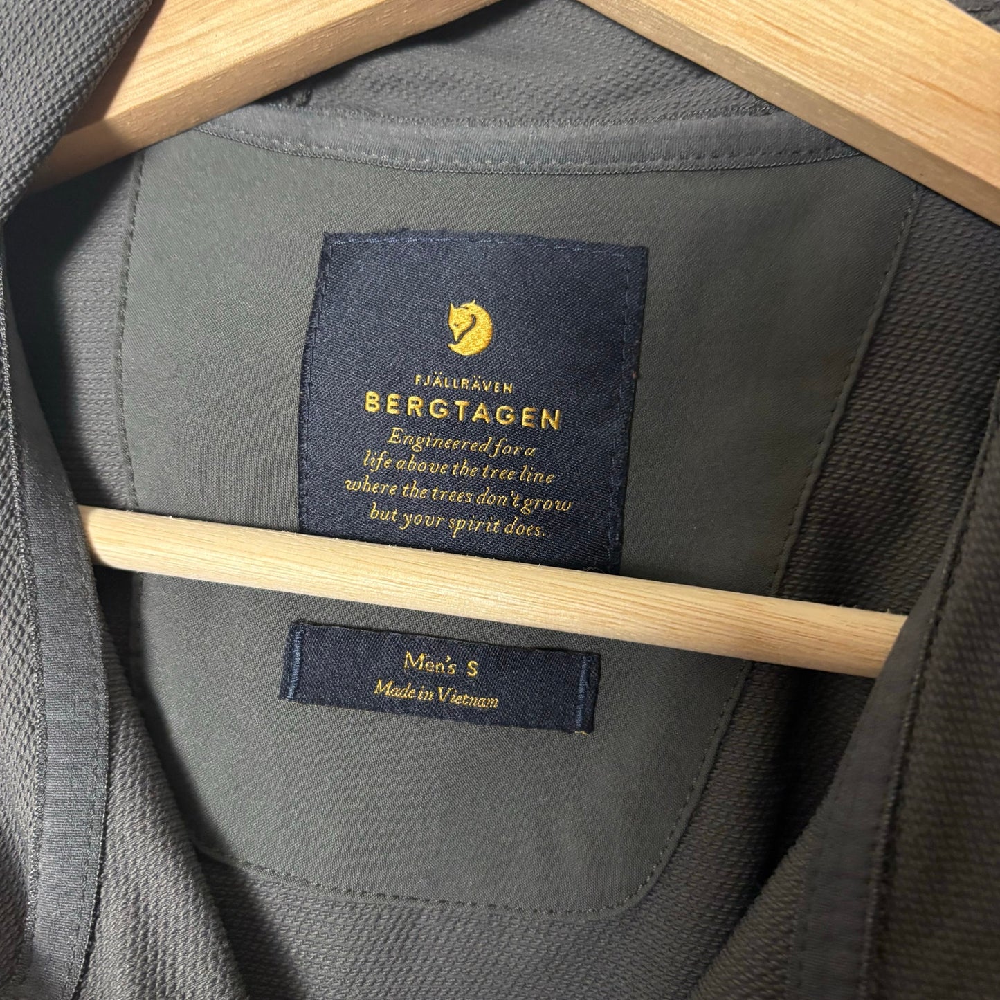 Fjallraven Stretch Half Zip grey jacket S