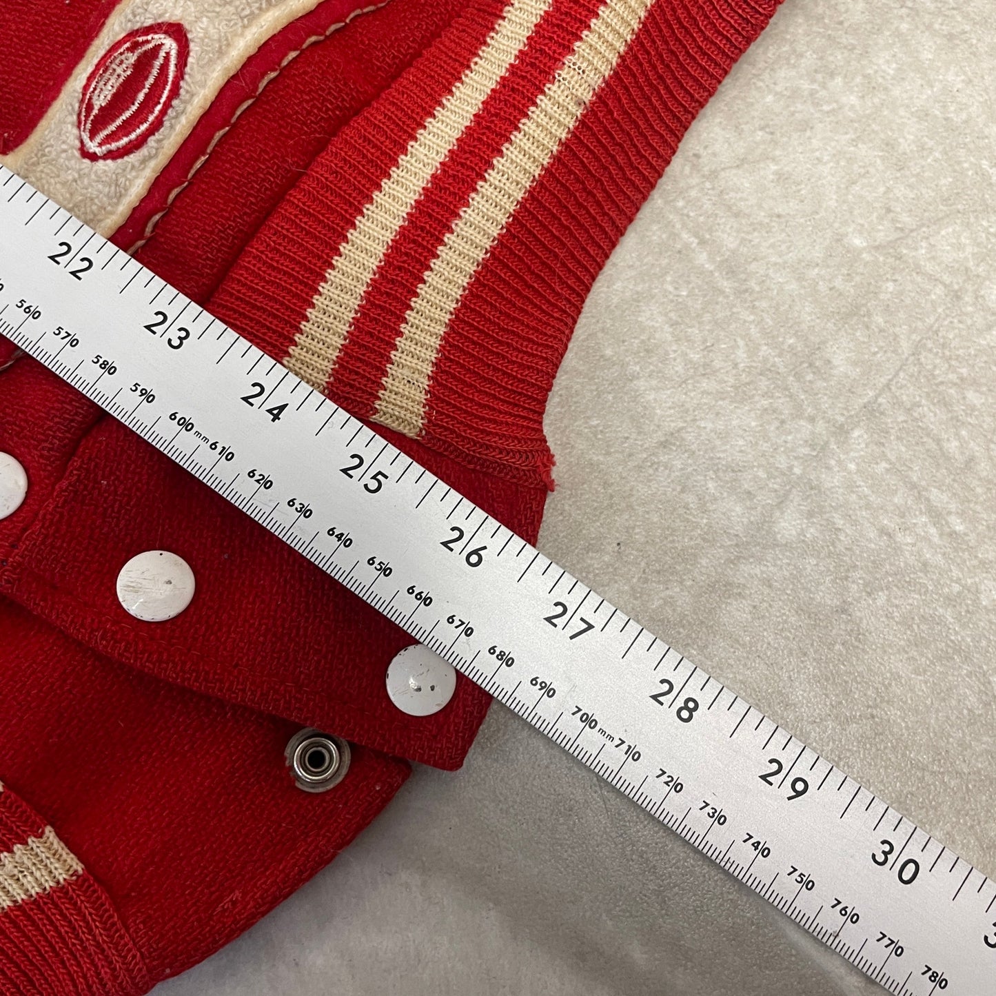 Vintage 70s varsity letterman jacket L