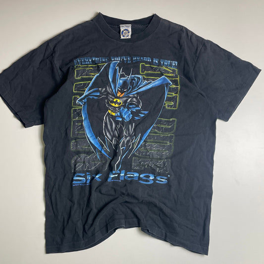 Batman six flags vintage t shirt L