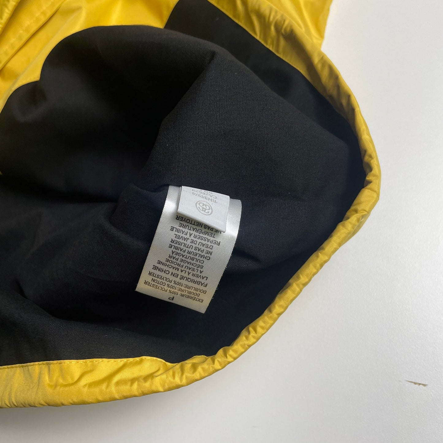 Stussy yellow windbreaker jacket NWT S
