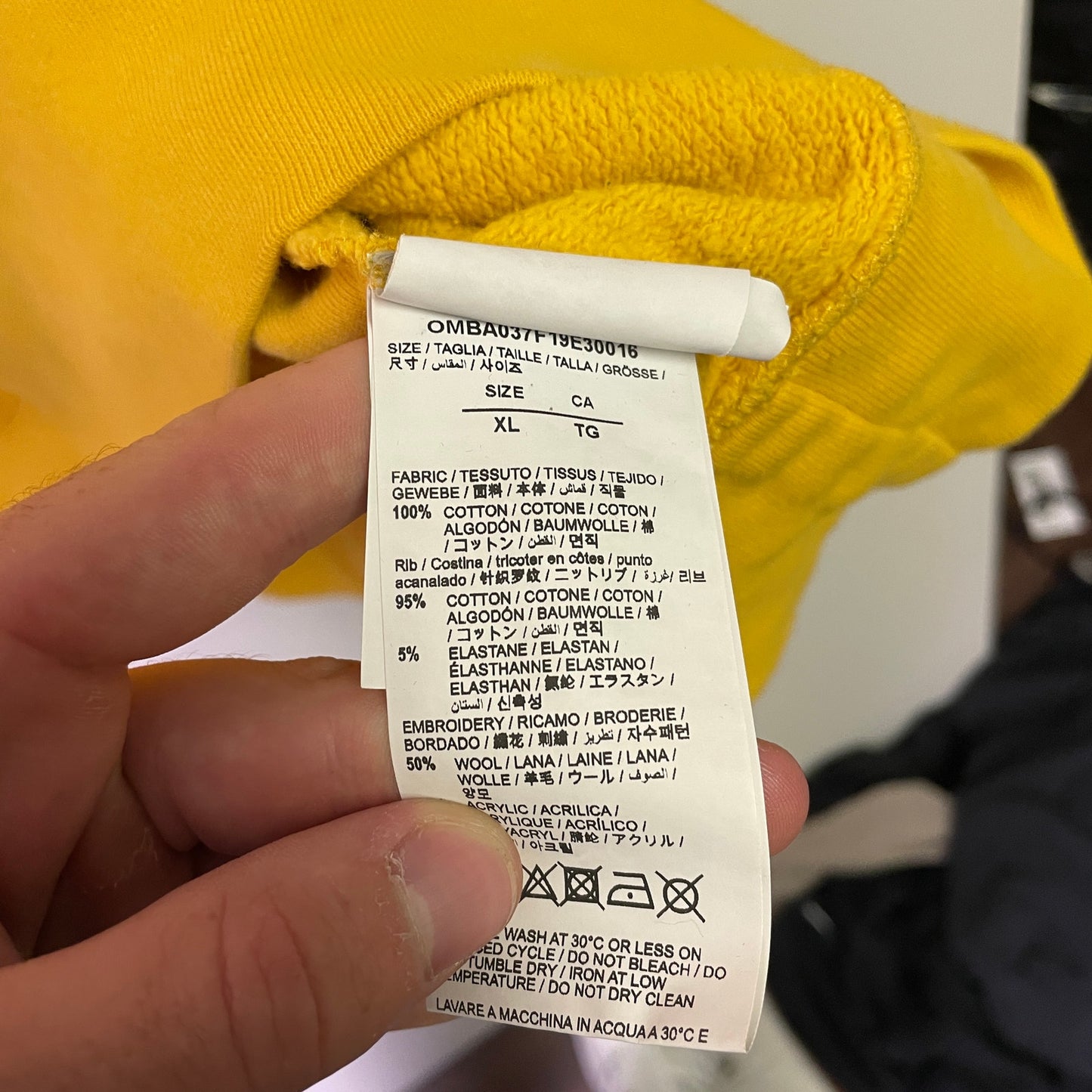 Off-White Industrial Sweatshirt XL