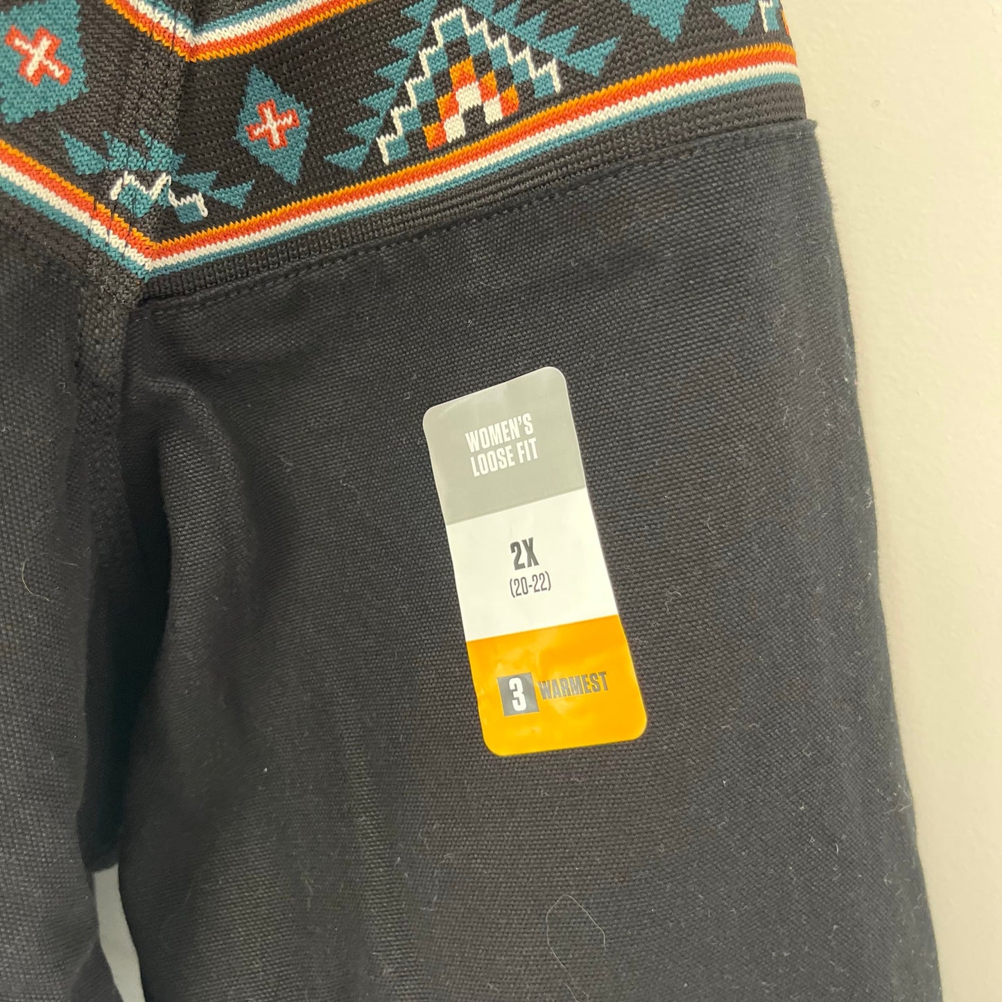 NWT Carhartt Aztec Hooded Jacket L