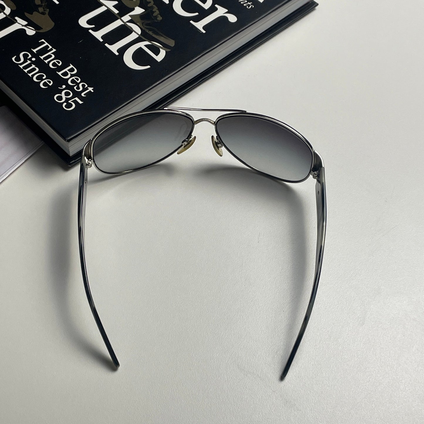 Burberry rounded gradient sunglasses