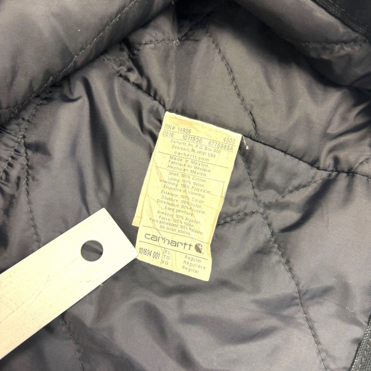 Carhartt Artic Black hi vis fire resistant 3M Jacket XL