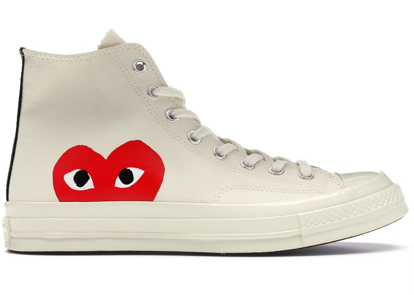CDG Converse White Size: 12