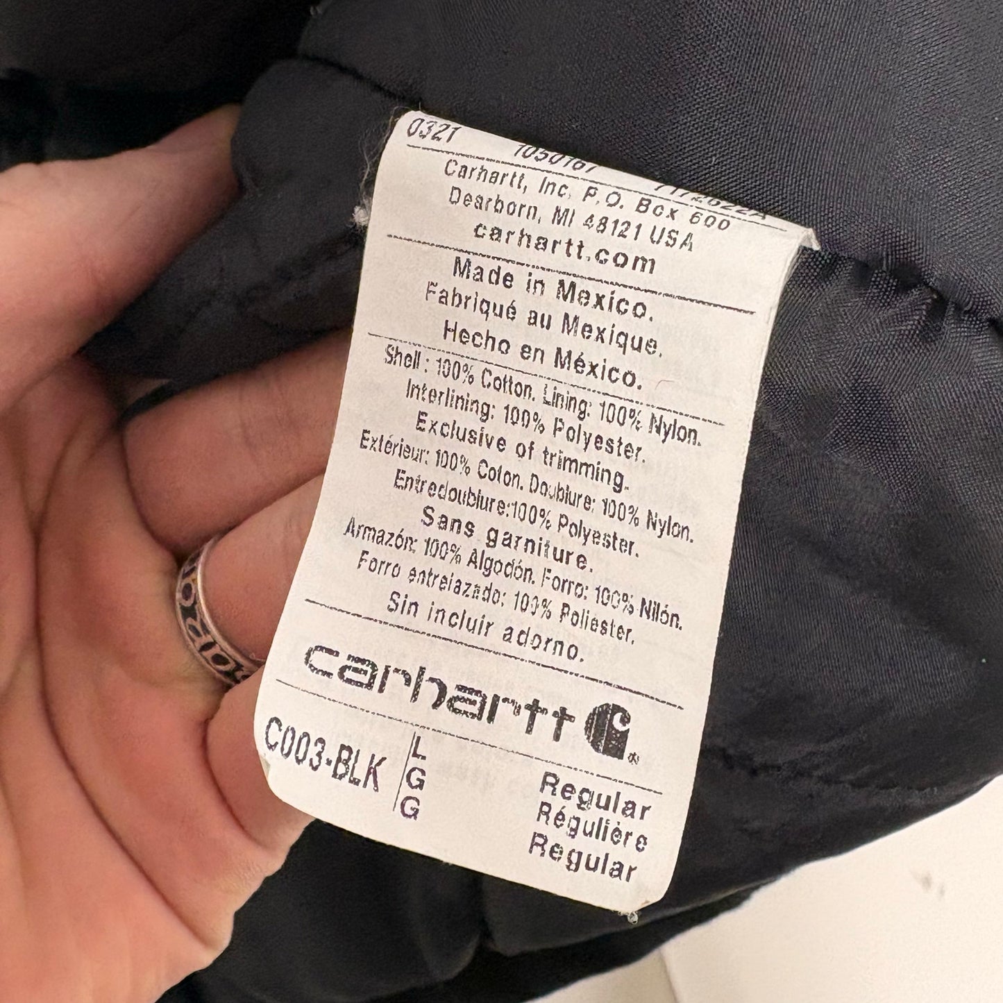 Vintage Carhartt Work jacket L