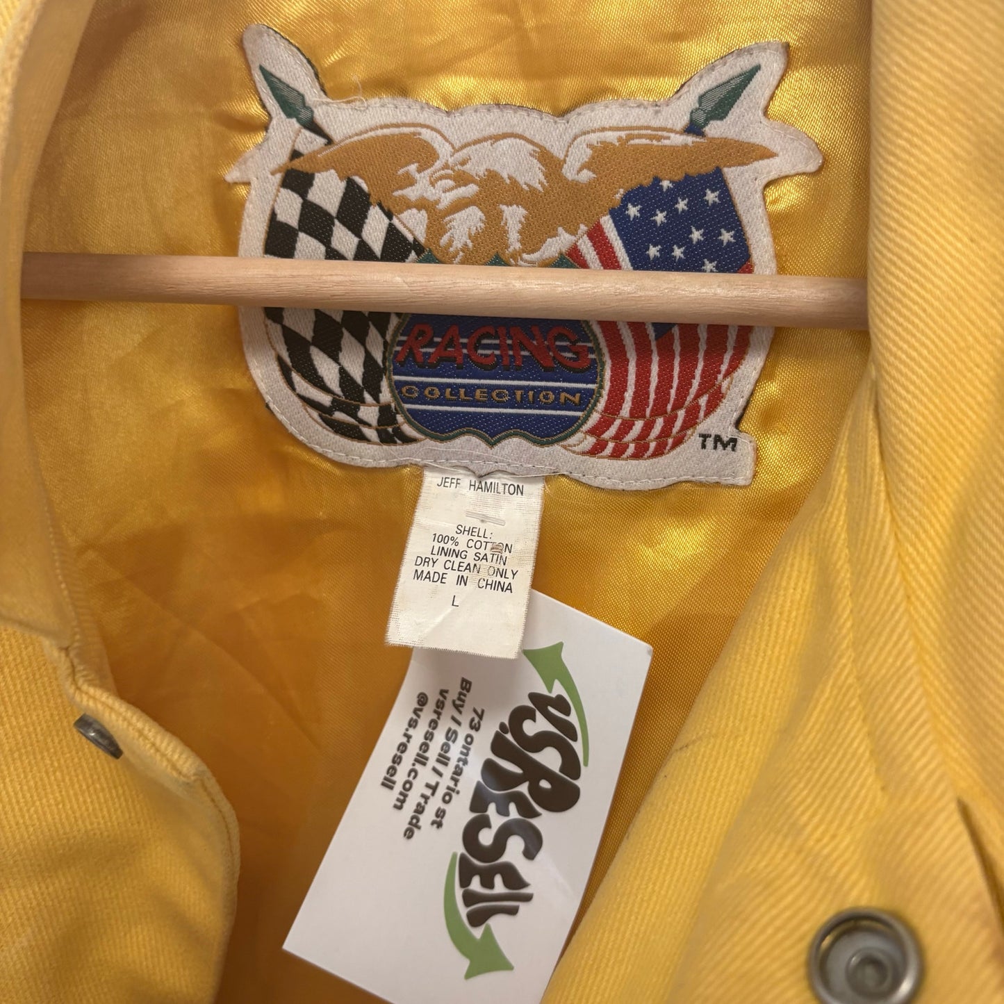Vintage Jeff Hamilton cheerios nascar Jacket L