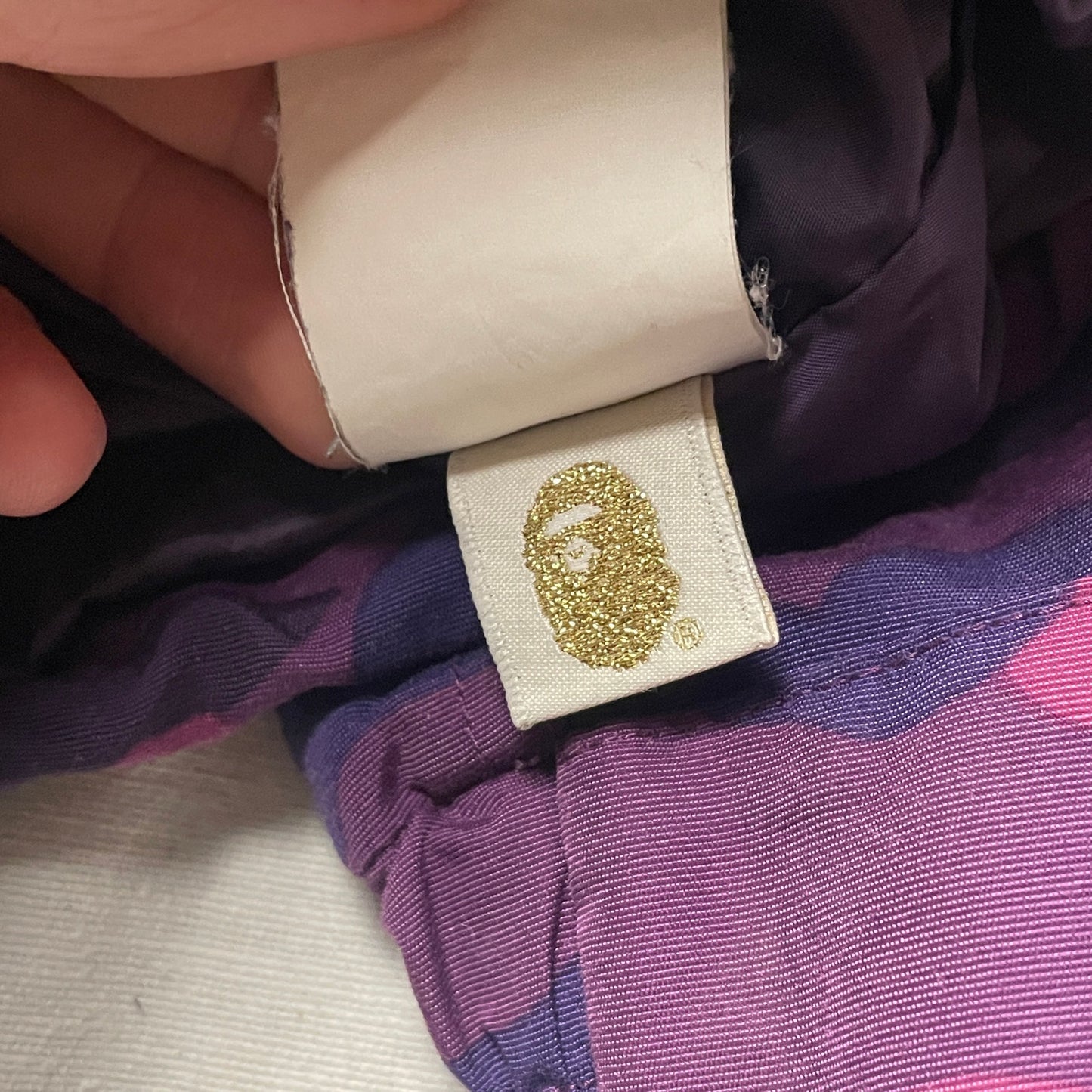 Bape purple camo ski snowboard jacket S