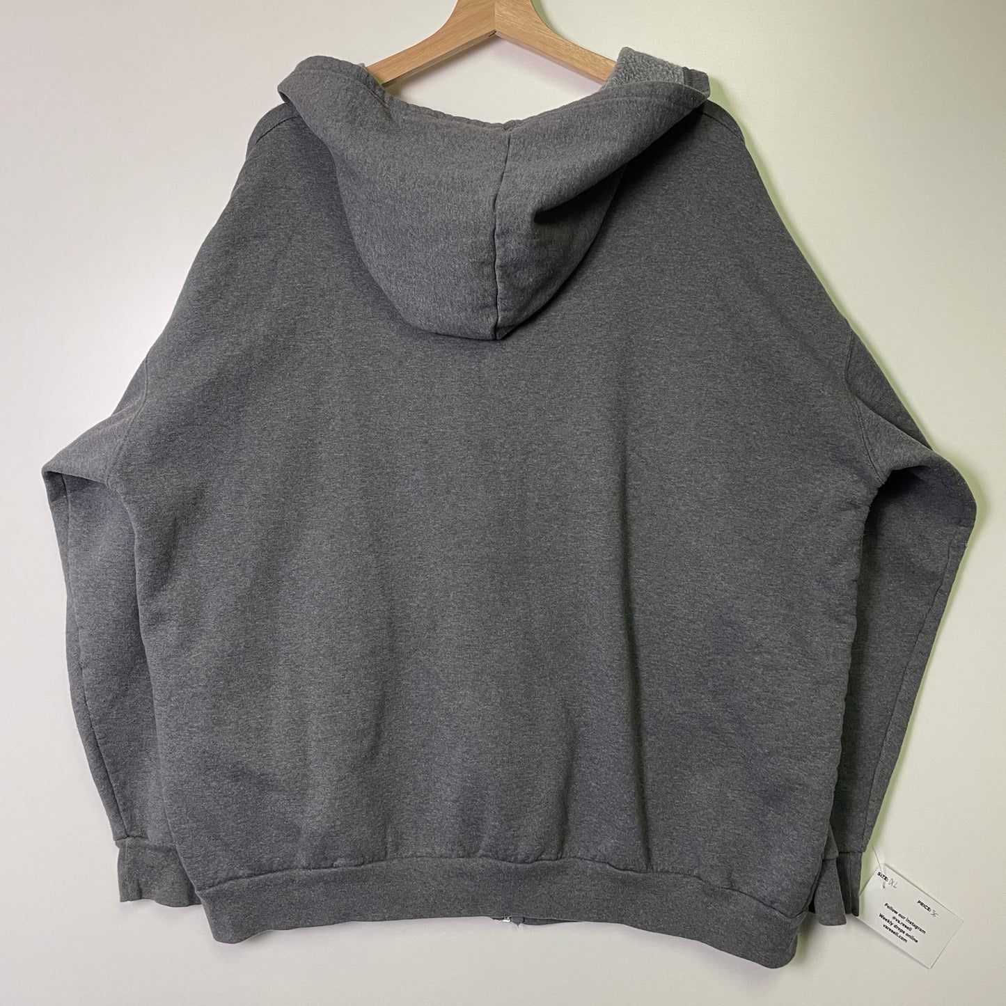 Vintage Dickies workwear grey zip up hoodie XL