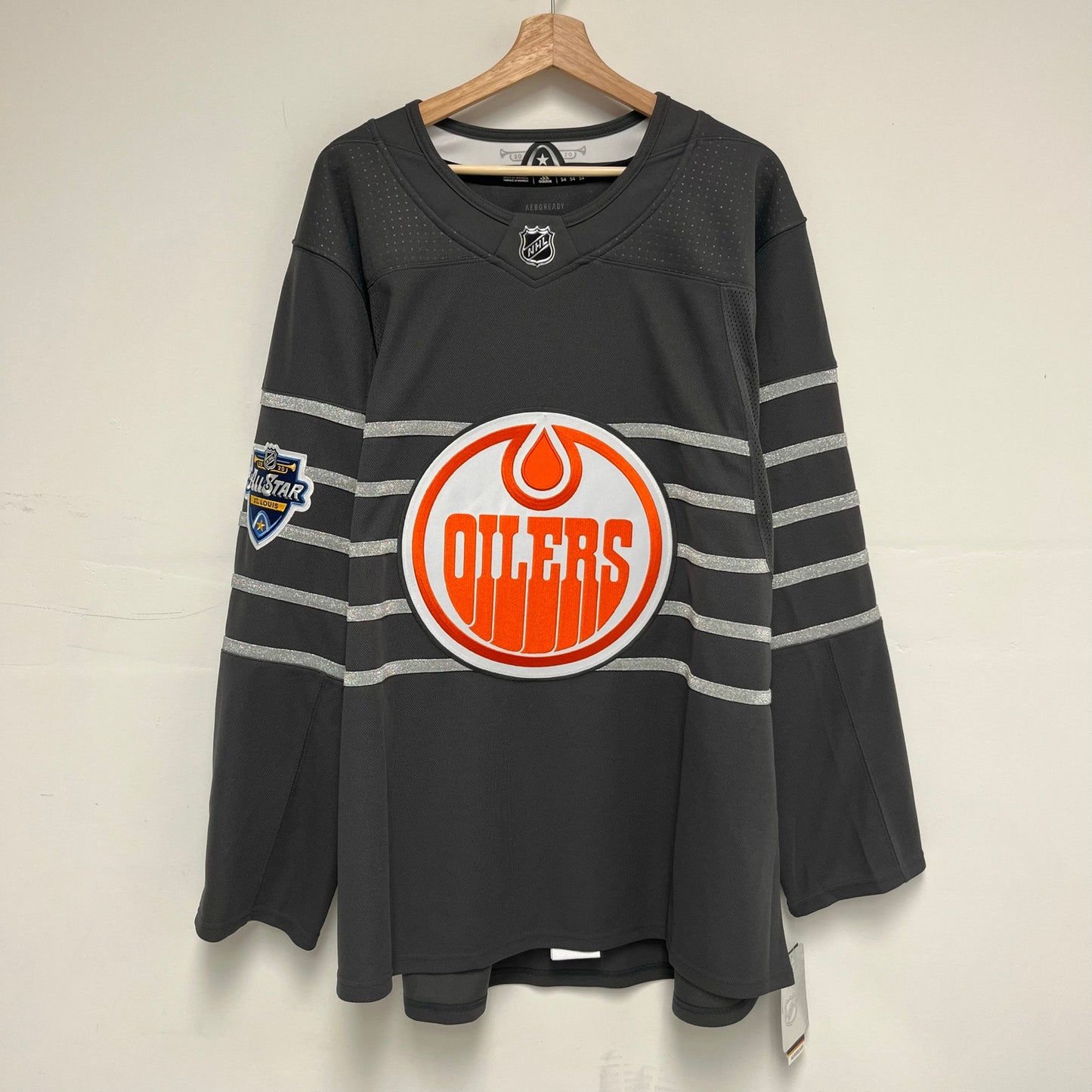 NWT Edmonton Oilers Adidas 2020 NHL All-Star Game Premier Jersey L