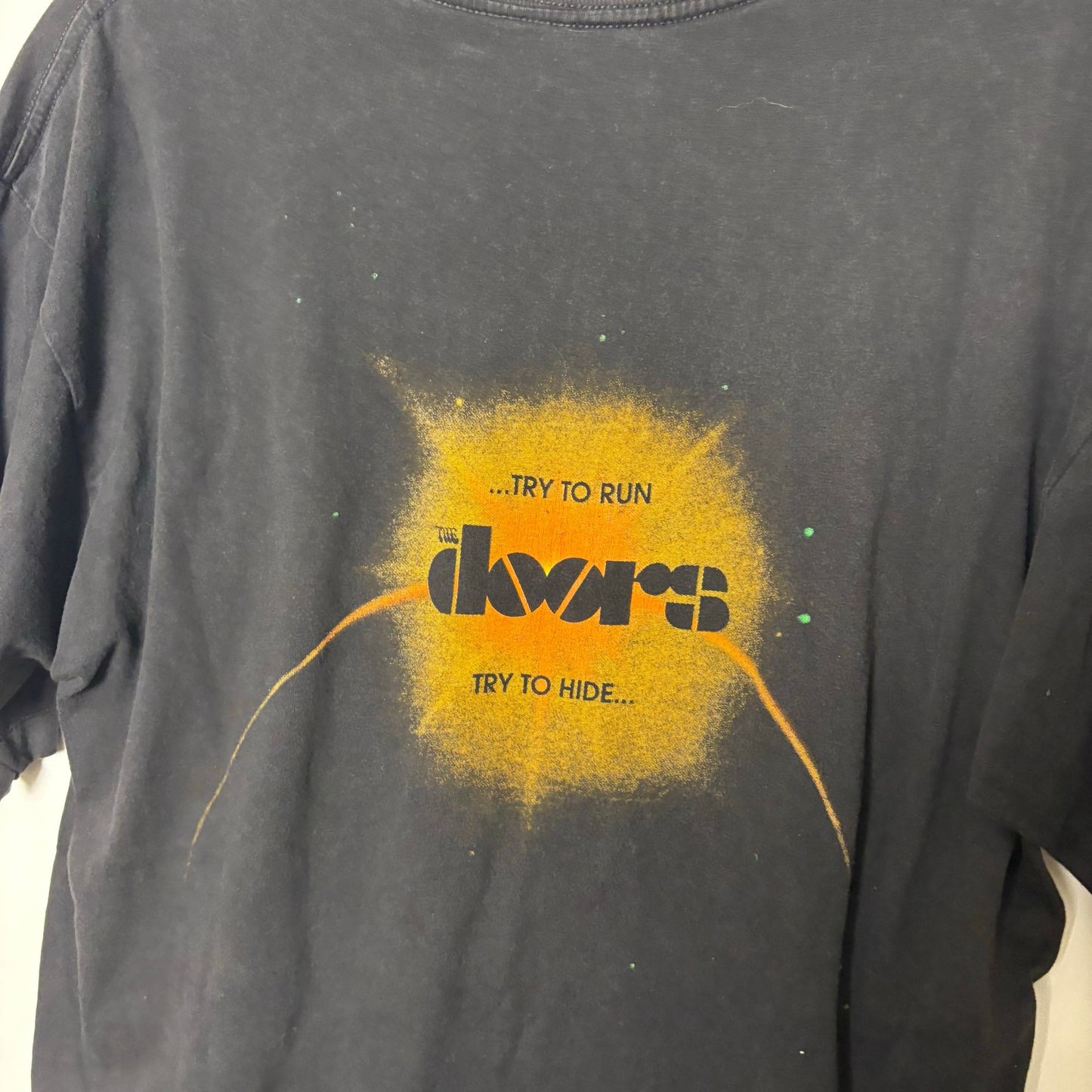 Vintage the doors the day destroys the night band tee L