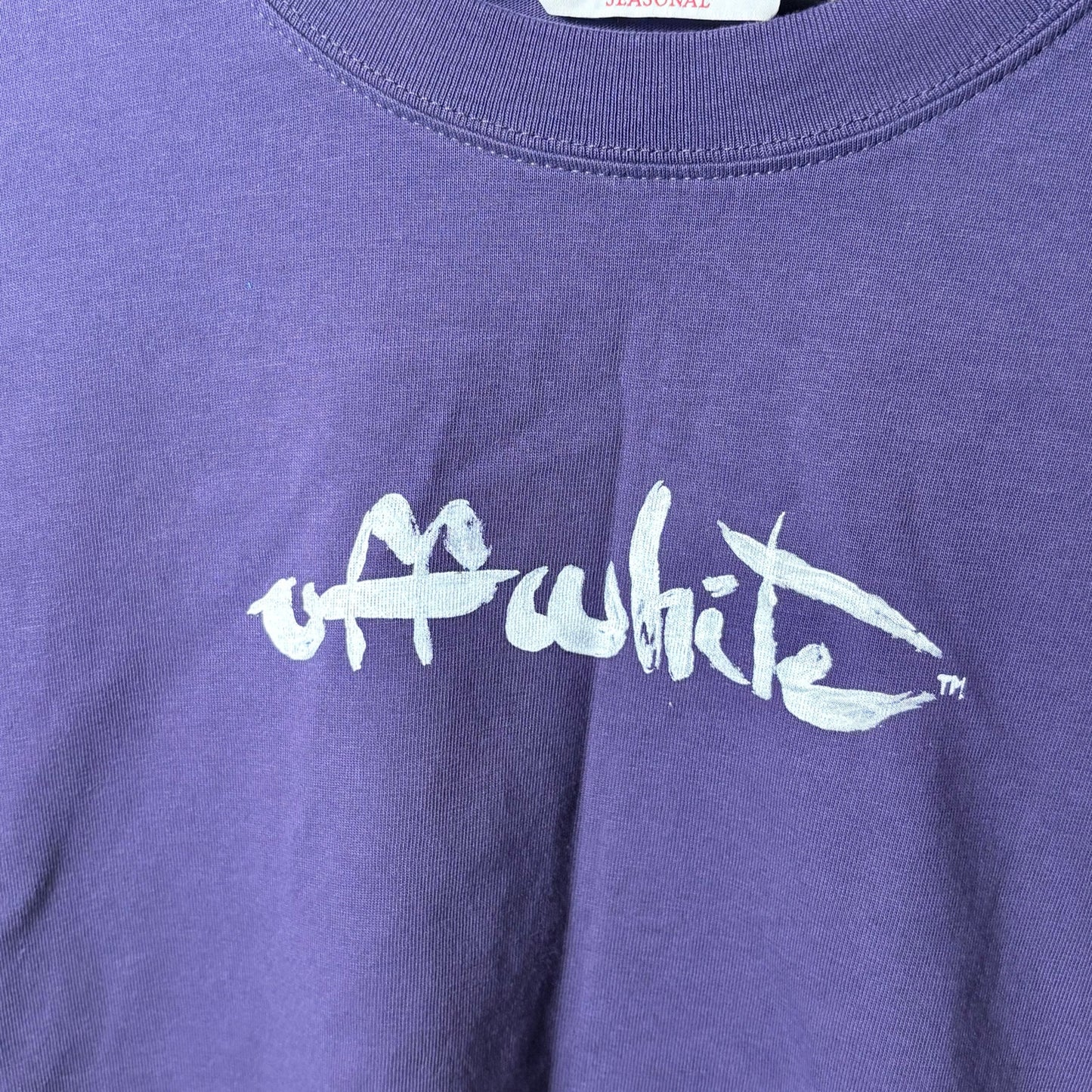 Off-White Logo Printed Crewneck T-Shirt S NWT