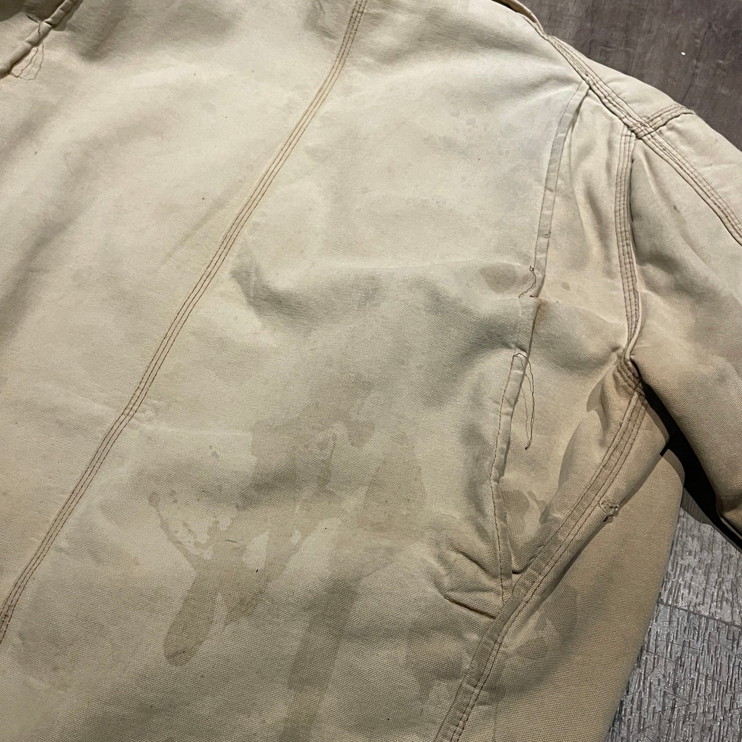 Carhartt Thrashed Distressed Chore Coat L