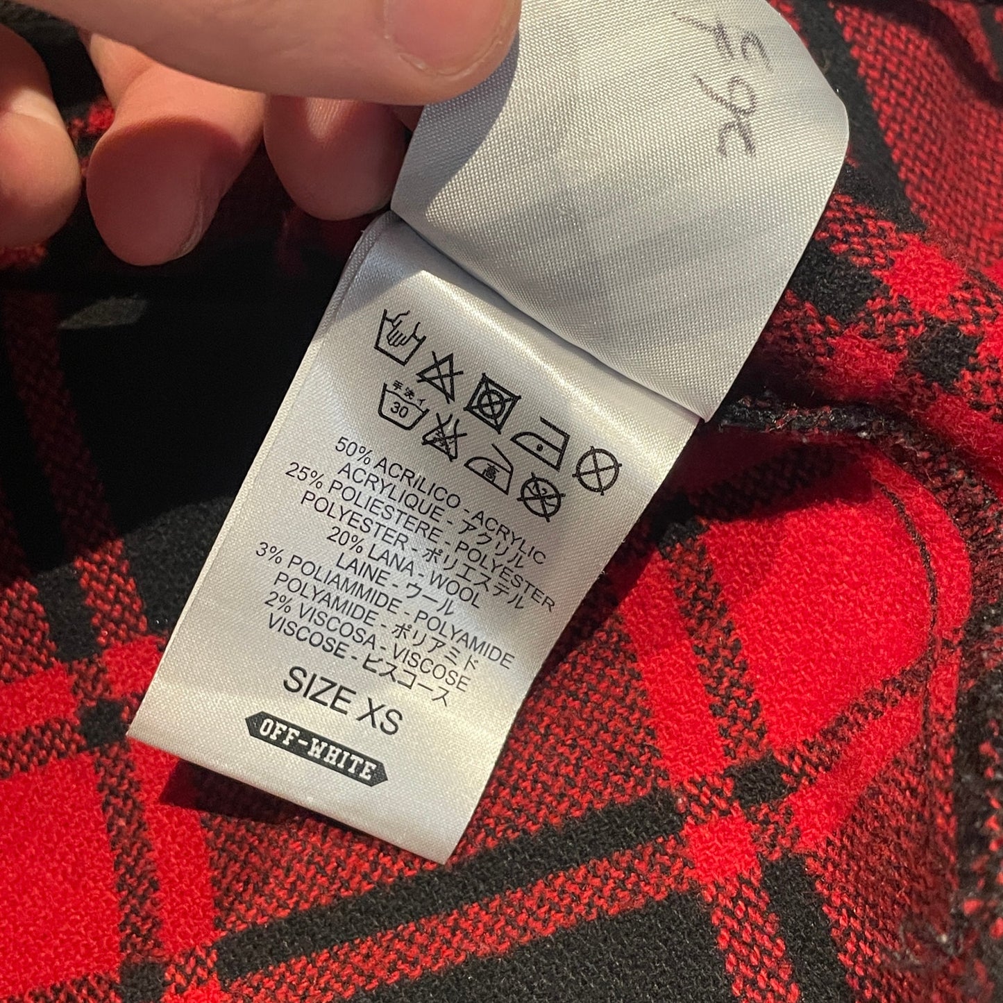 OFF-WHITE PYREX FLANNEL S