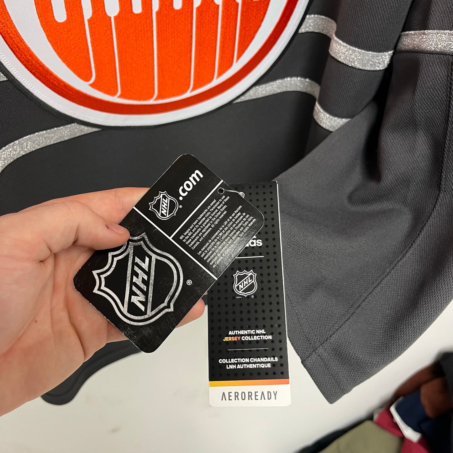 NWT Edmonton Oilers Adidas 2020 NHL All-Star Game Premier Jersey L