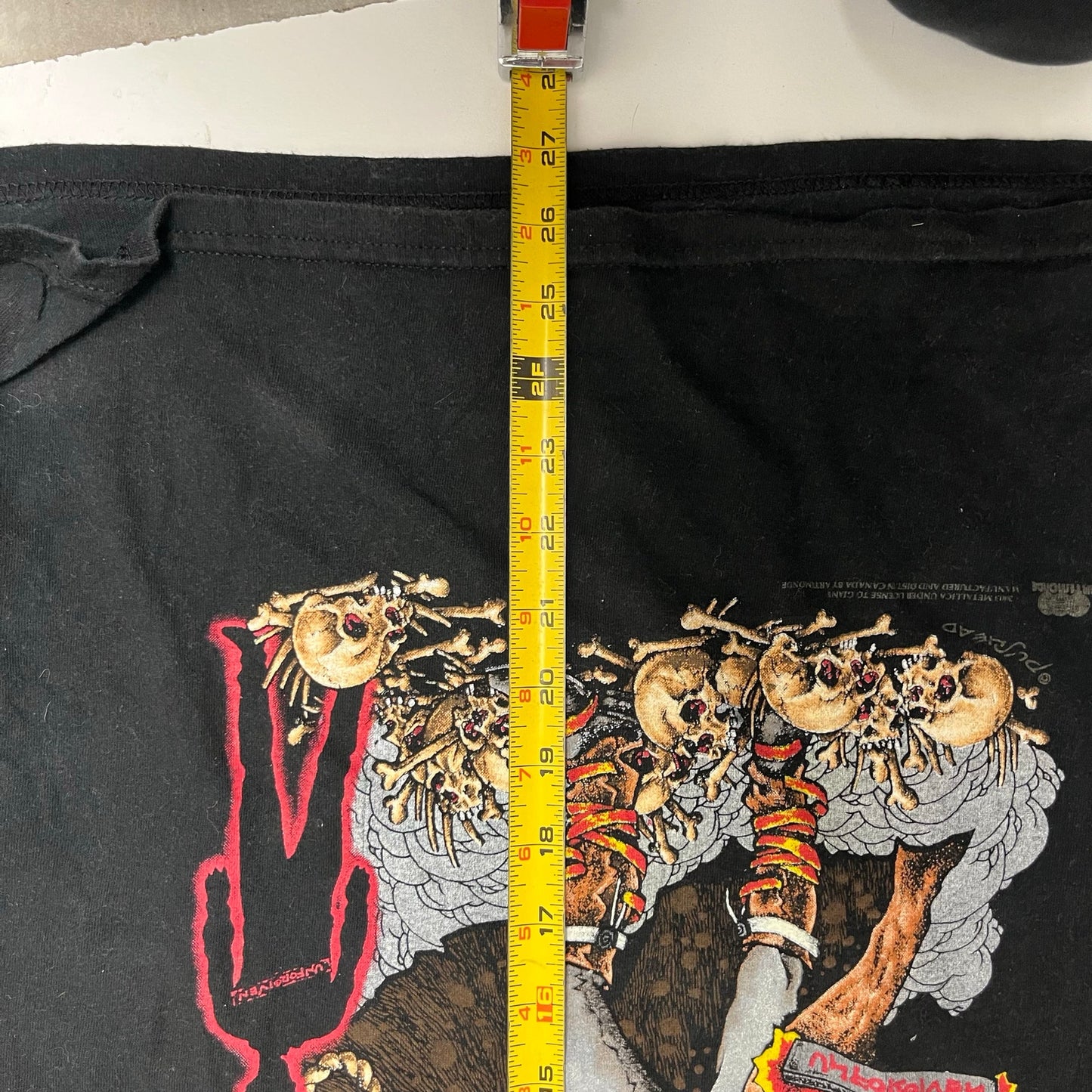 VINTAGE METALLICA 1994 UNFORGIVEN Reprint SHIRT 2 SIDED GIANT L