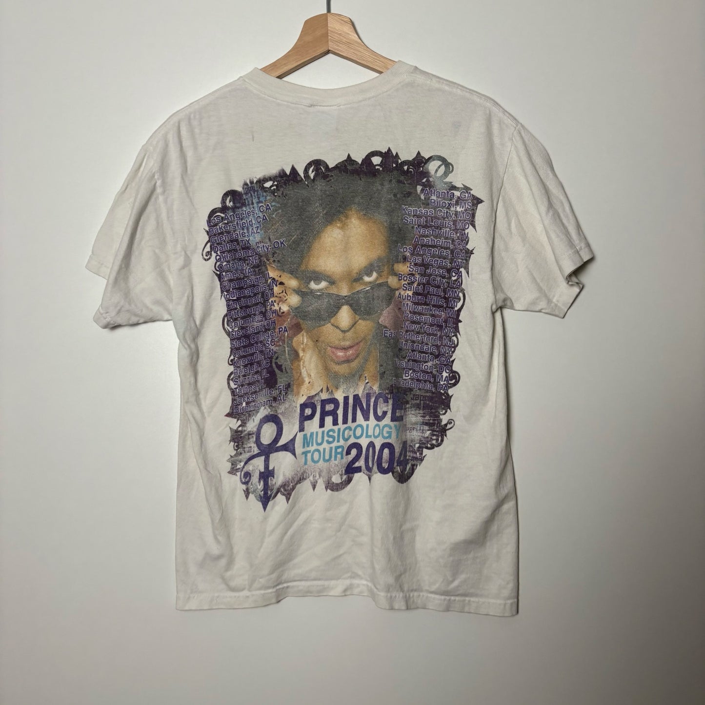 Vintage Prince Musicology 2004 tour concert shirt M