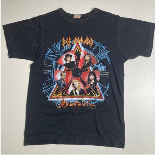 Vintage 1988 hysteria def leppard tour band tee M