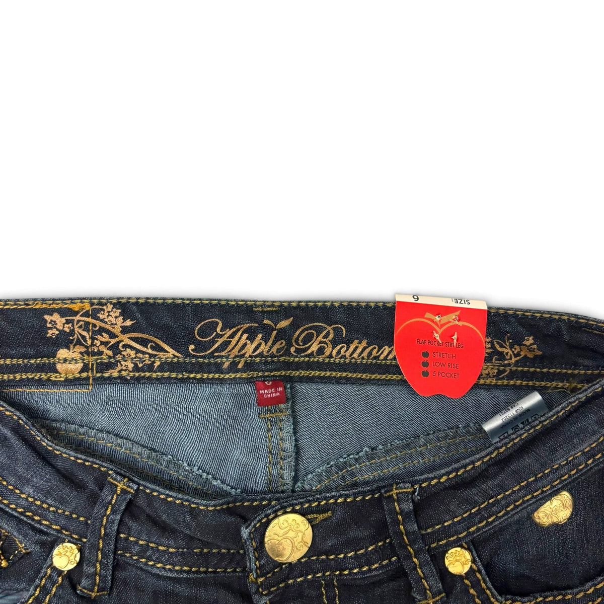 New Vintage Apple Flap Pocket Jeans 6