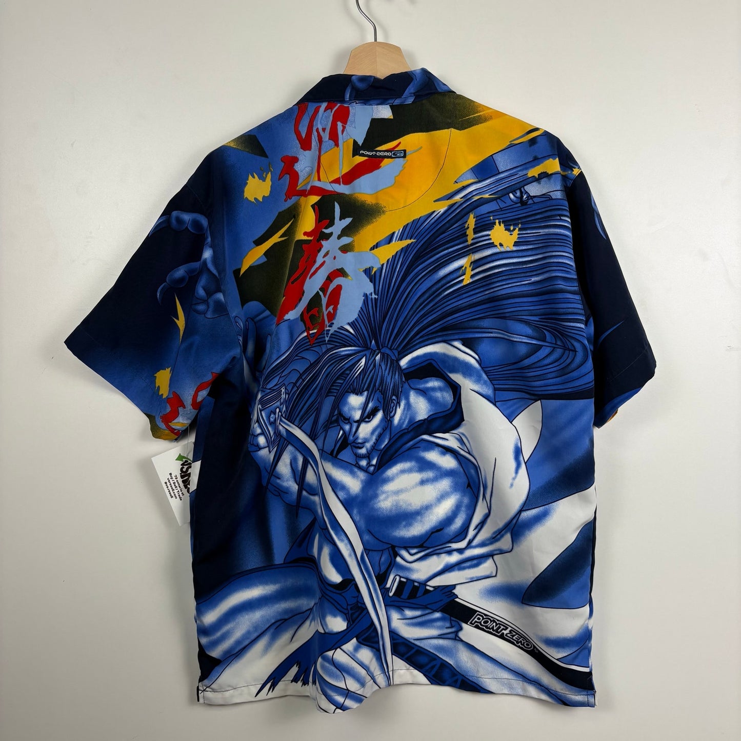Vintage point zero samurai y2k shirt XL