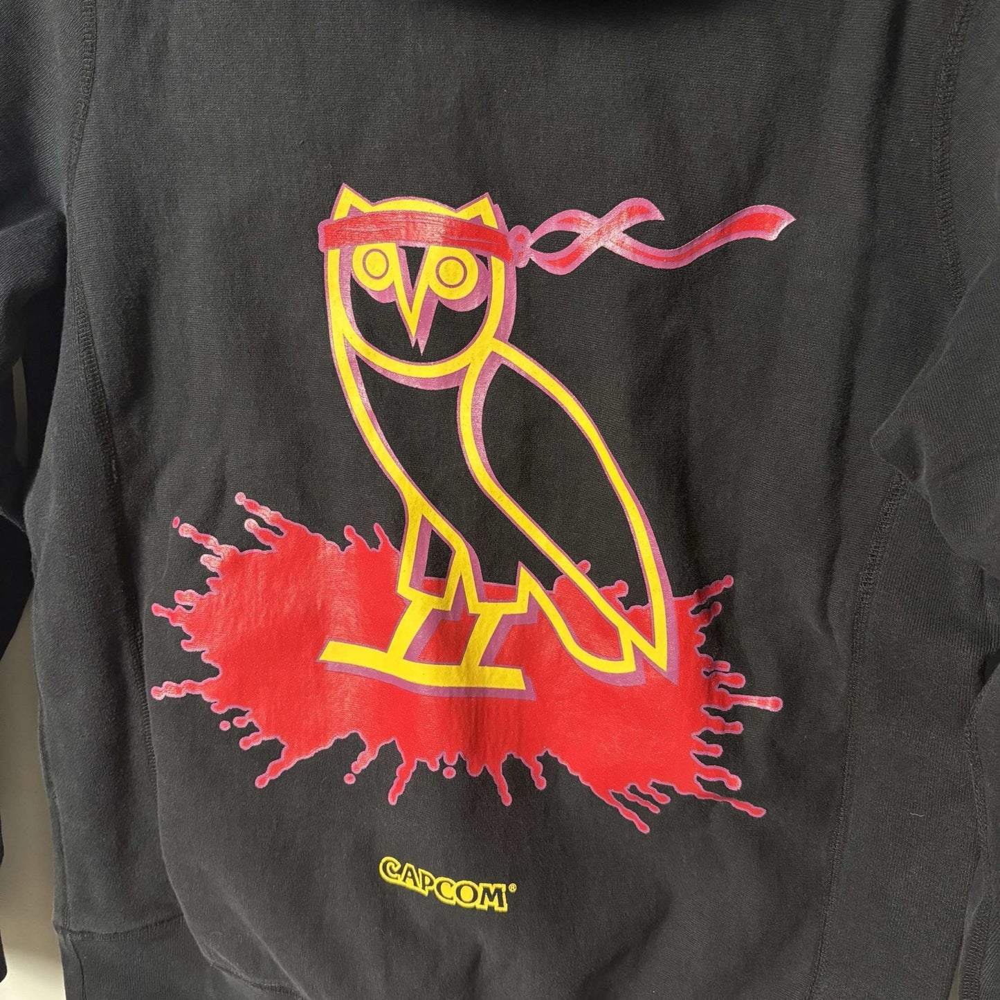 OVO Capcom double sided owl hoodie S