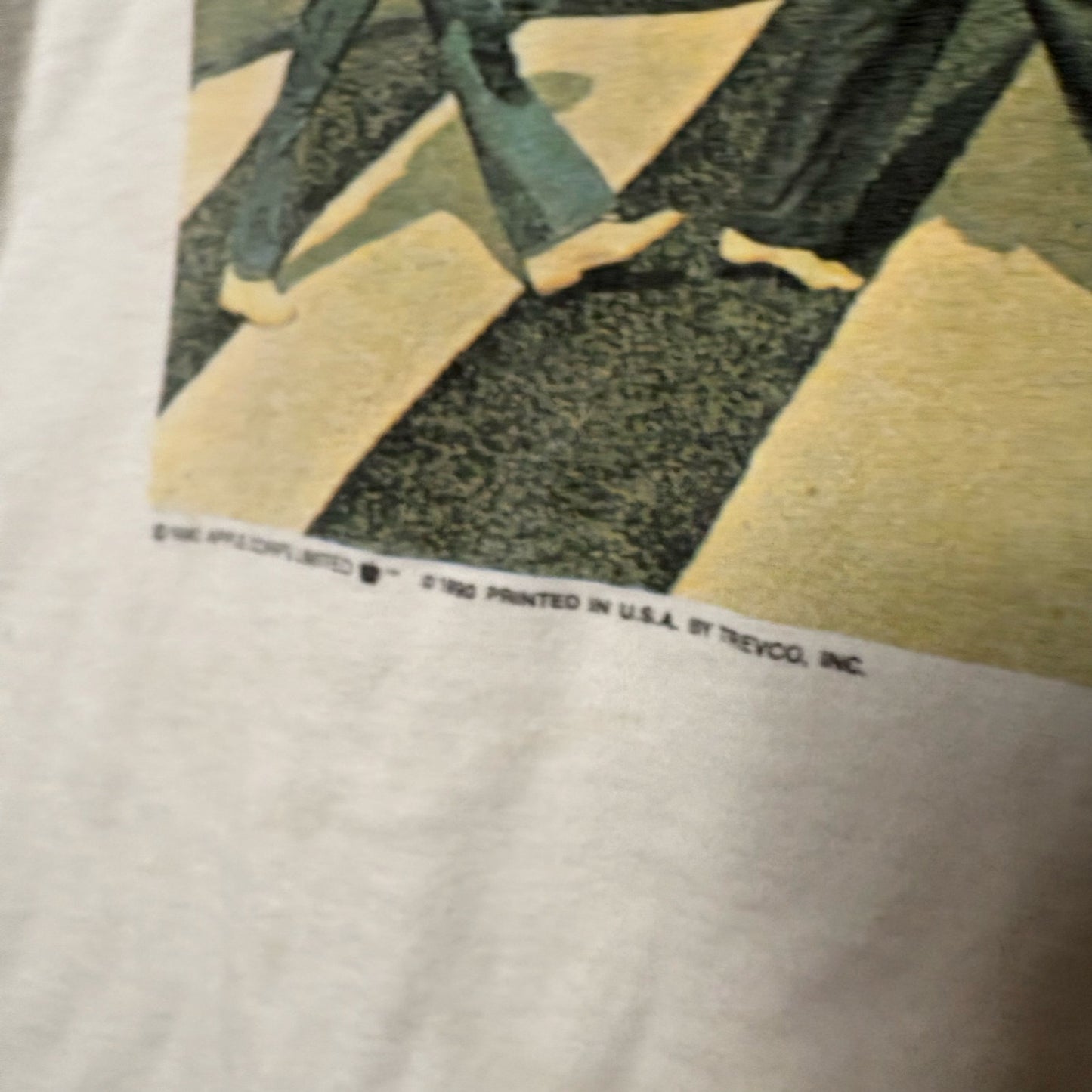 Vintage The Beatles "Abbey road" 90s album cover tee L