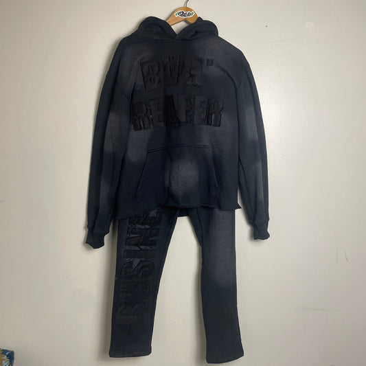 Faded washed reaper sweat suit