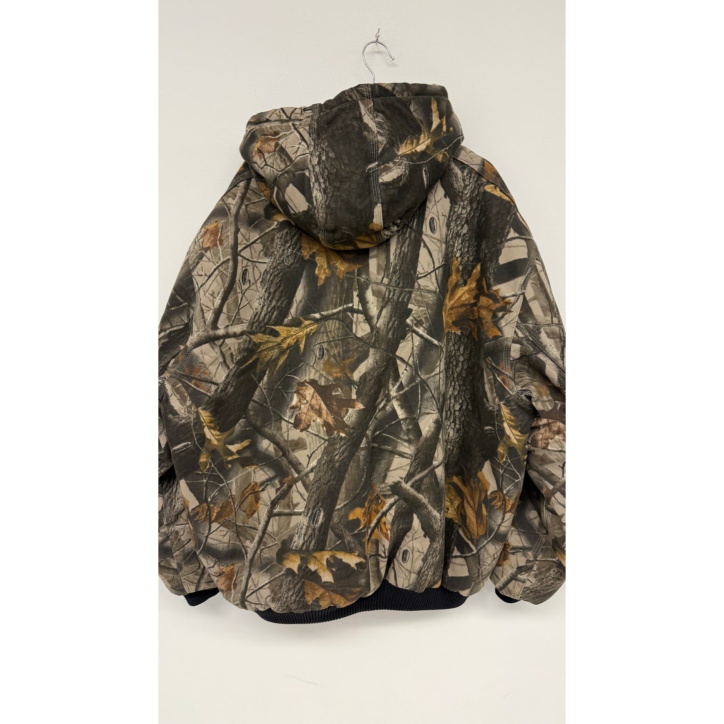 Vintage Carhartt real tree hooded work jacket 3xl